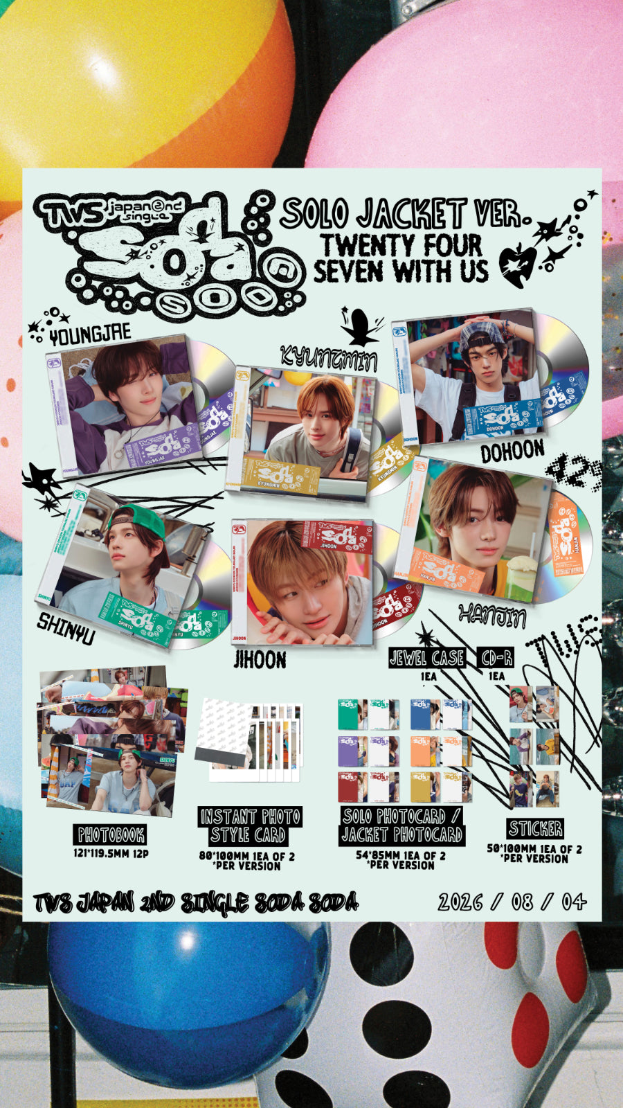 TWS - SODA SODA / Japanese Limited Member Edition - K-Pop Time