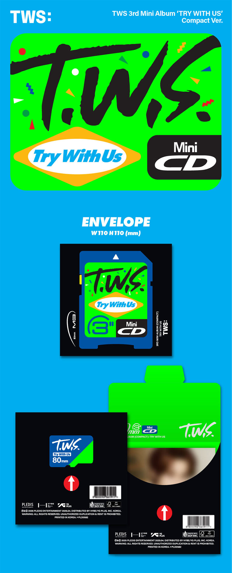 TWS - TRY WITH US / Compact Ver. (Random) - K-Pop Time