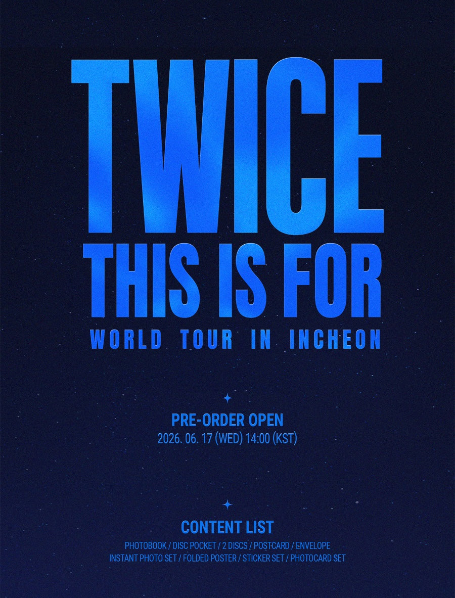 TWICE - THIS IS FOR : WORLD TOUR IN INCHEON DVD - K-Pop Time