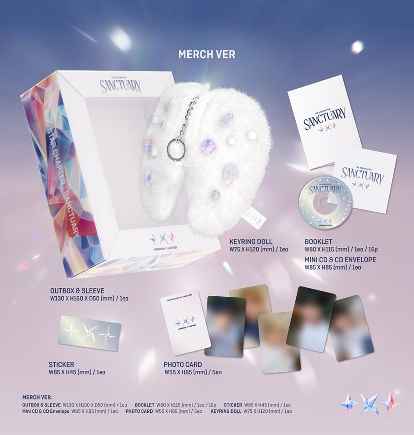 TXT K-pop Album TXT The Star Chapter: TOGETHER Mini Book Keyring