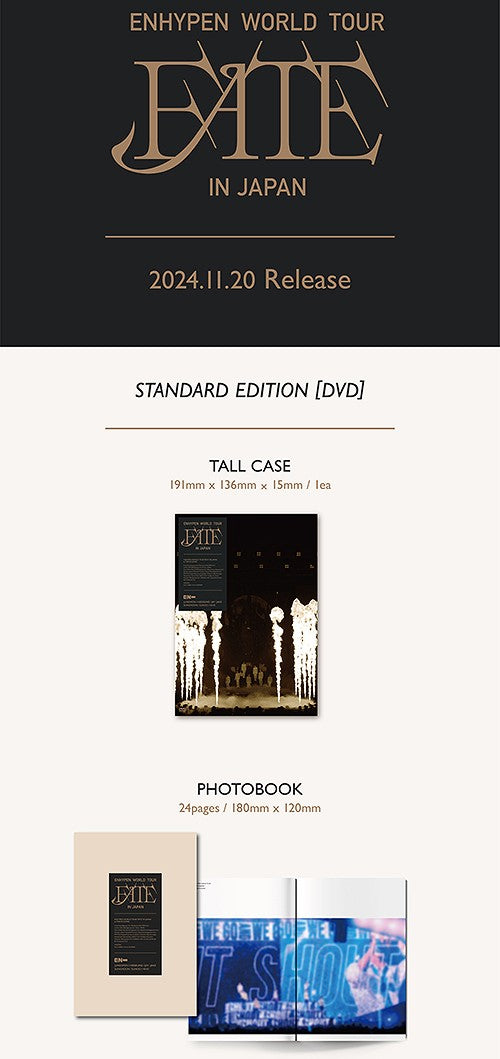 ENHYPEN - WORLD TOUR 'FATE' IN JAPAN / Japanese Regular Edition