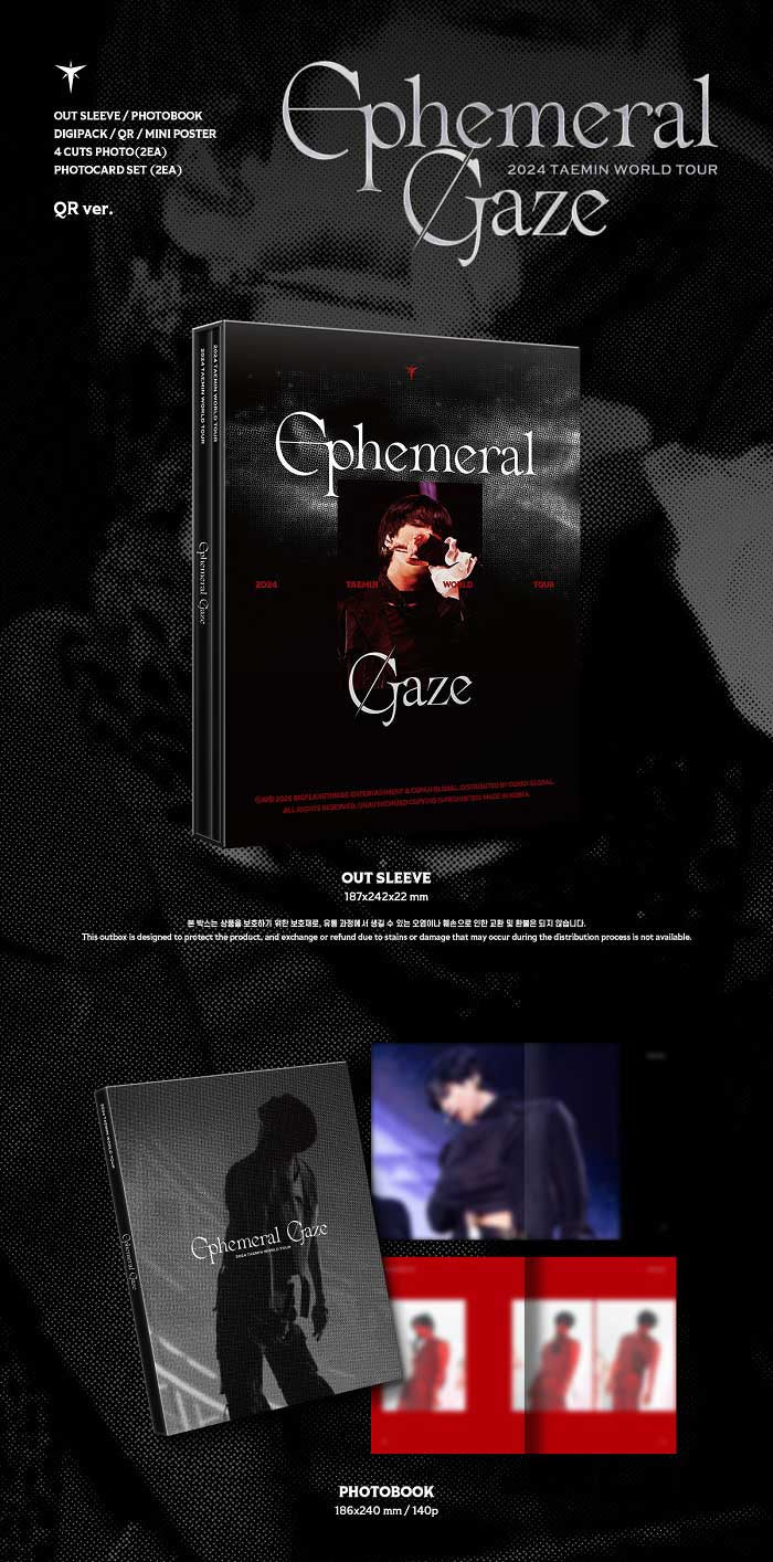 TAEMIN Ephemeral Gaze IN INCHEON 購入特典トレカ TAEMIN IN WORLD