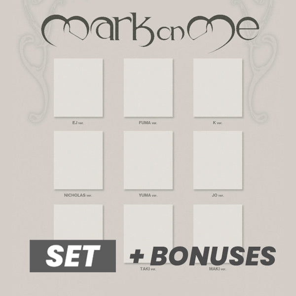 &TEAM - Mark on Me / SOLO Ver. *SET OF 9* + EARLY BIRD BONUS / LIMITED TIME OFFER!