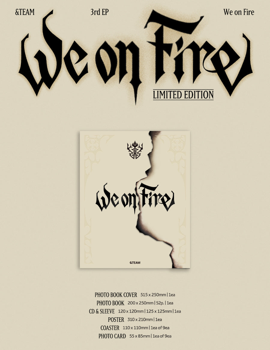&TEAM - We on Fire / Limited Edition - K-Pop Time