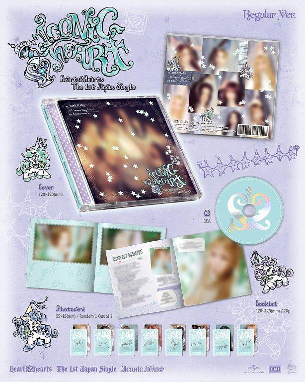 Hearts2Hearts - ICONIC HEART / Japanese Regular Edition - K-Pop Time