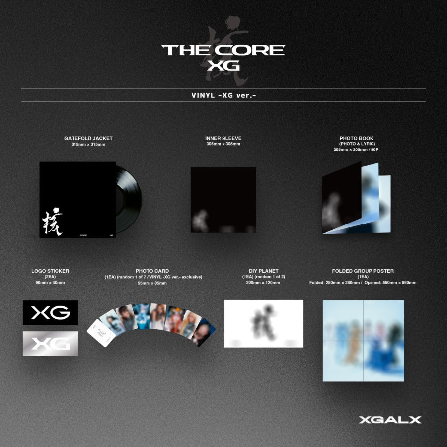 未開封 THE CORE XGLPレコード vinyl XG - THE CORE (Vinyl LP ver.) + BONUS - K-Pop Time