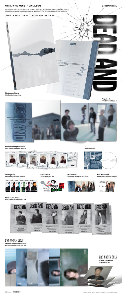 Xdinary Heroes - DEAD AND / Photobook Ver. - K-Pop Time