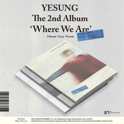 YESUNG - Where We Are / Photobook Ver. (Random)