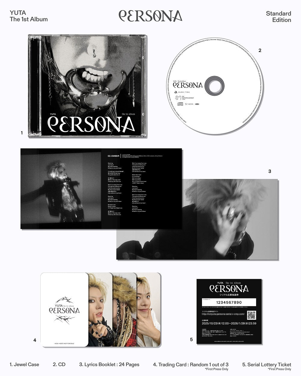 Yuta - PERSONA (Japanese Regular Edition) - K-Pop Time
