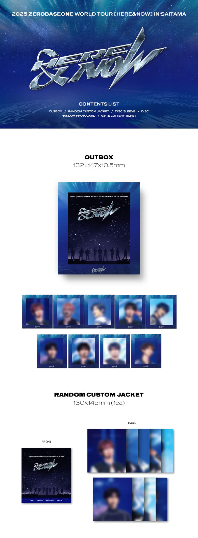 K-POP・アジア 2025 ZEROBASEONE zb1 HERE&NOW Blu-ray CDJapan : 2025 ZEROBASEONE WORLD TOUR [HERE&NOW] IN SAITAMA