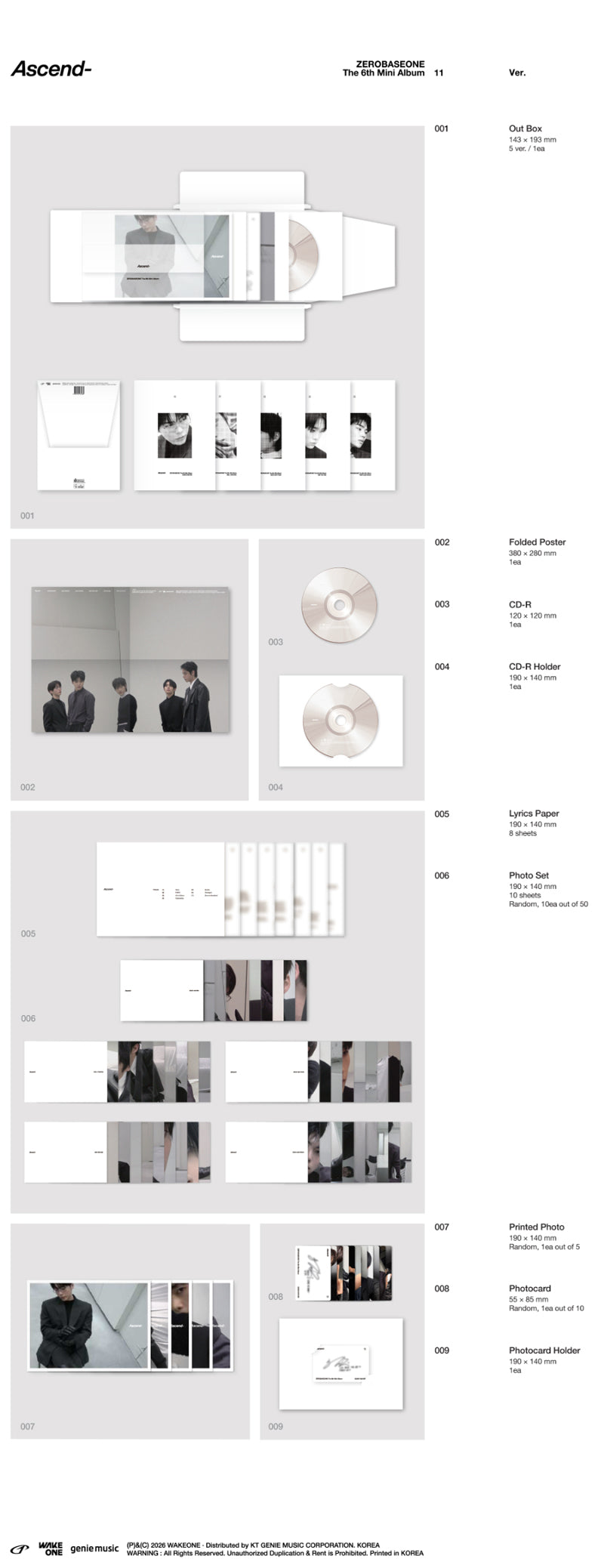 ZEROBASEONE - Ascend / 11 ver. - K-Pop Time
