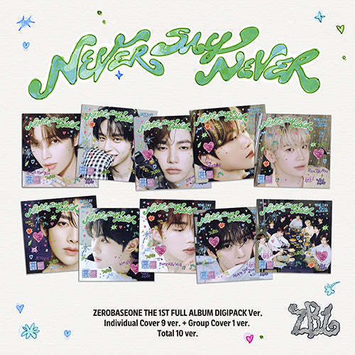 ZEROBASEONE - NEVER SAY NEVER / Digipack Ver. *FLASH PRICE / STRICTLY RANDOM* - ONLINE ONLY