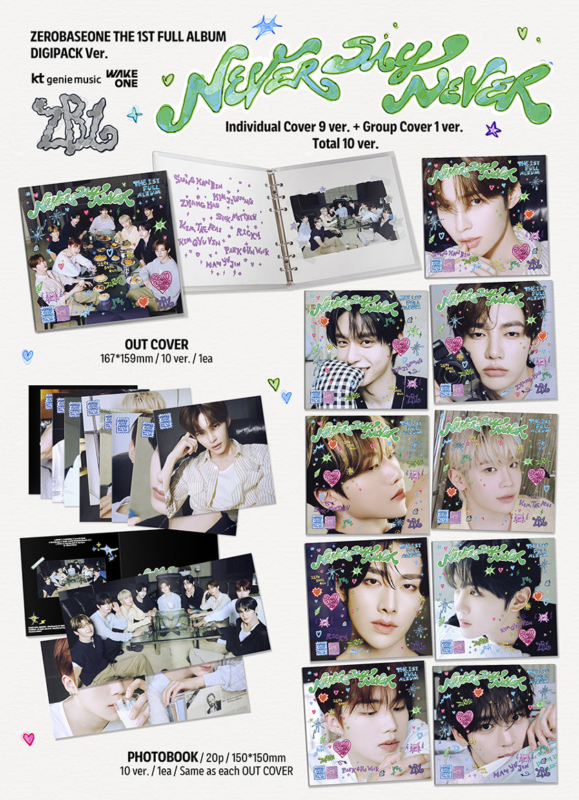 ZEROBASEONE - NEVER SAY NEVER / Digipack Ver - K-Pop Time