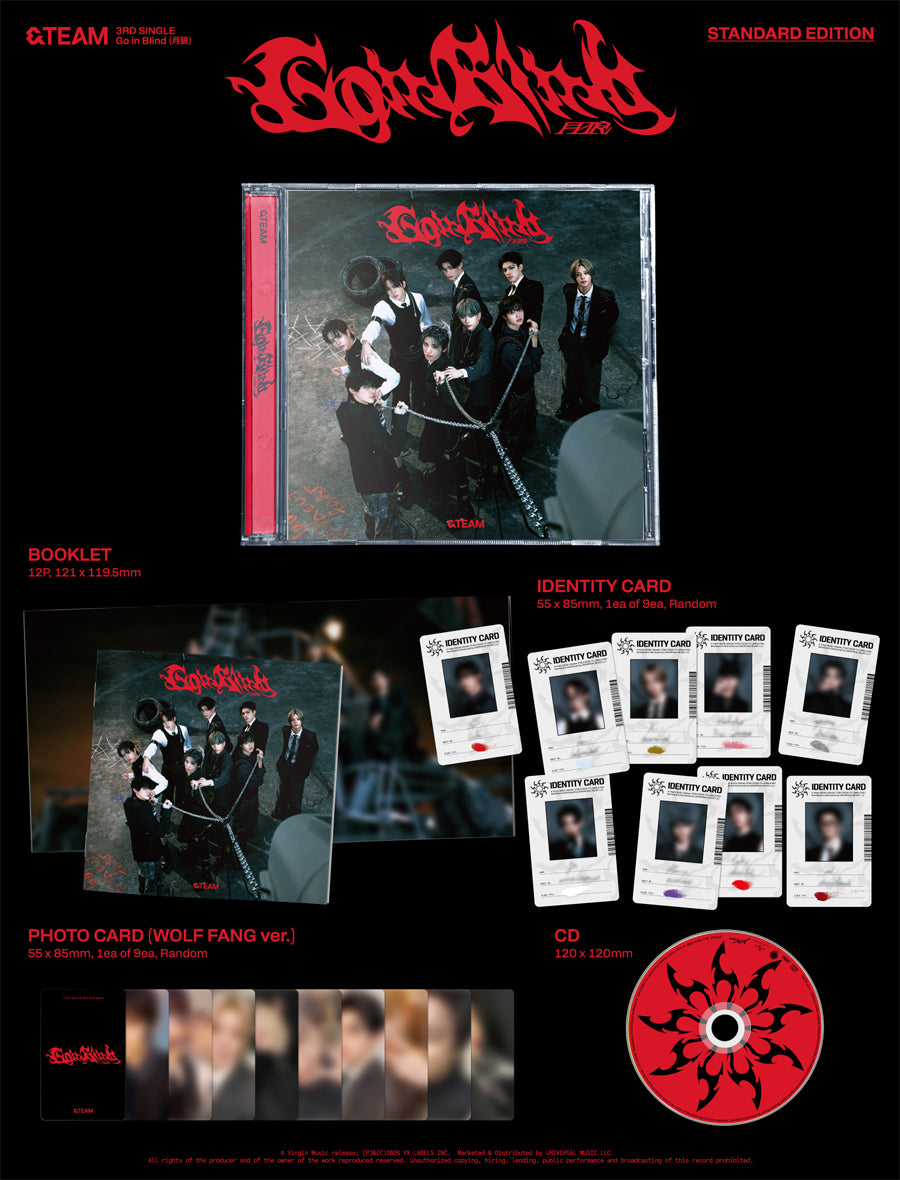 &TEAM - Go in Blind / Japanese Standard Edition - K-Pop Time