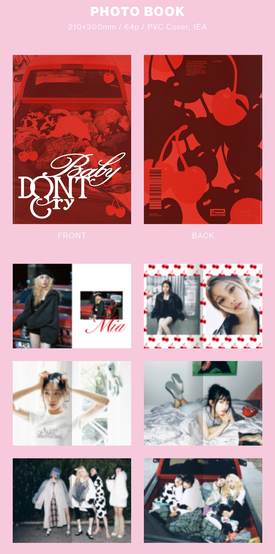 Baby DONT Cry - F Girl PHOTOBOOK - K-Pop Time