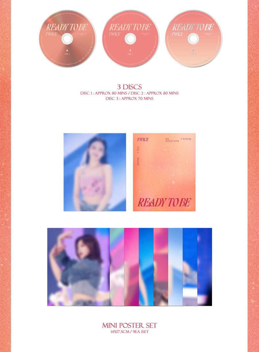 TWICE - 5TH WORLD TOUR IN SEOUL / READY TO BE 3 Blu-ray SET - K