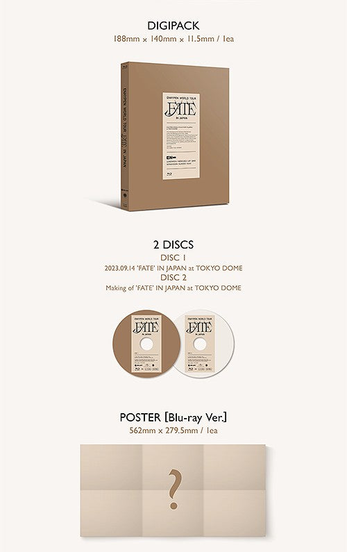 ENHYPEN - WORLD TOUR 'FATE' IN JAPAN / Japanese Limited Edition