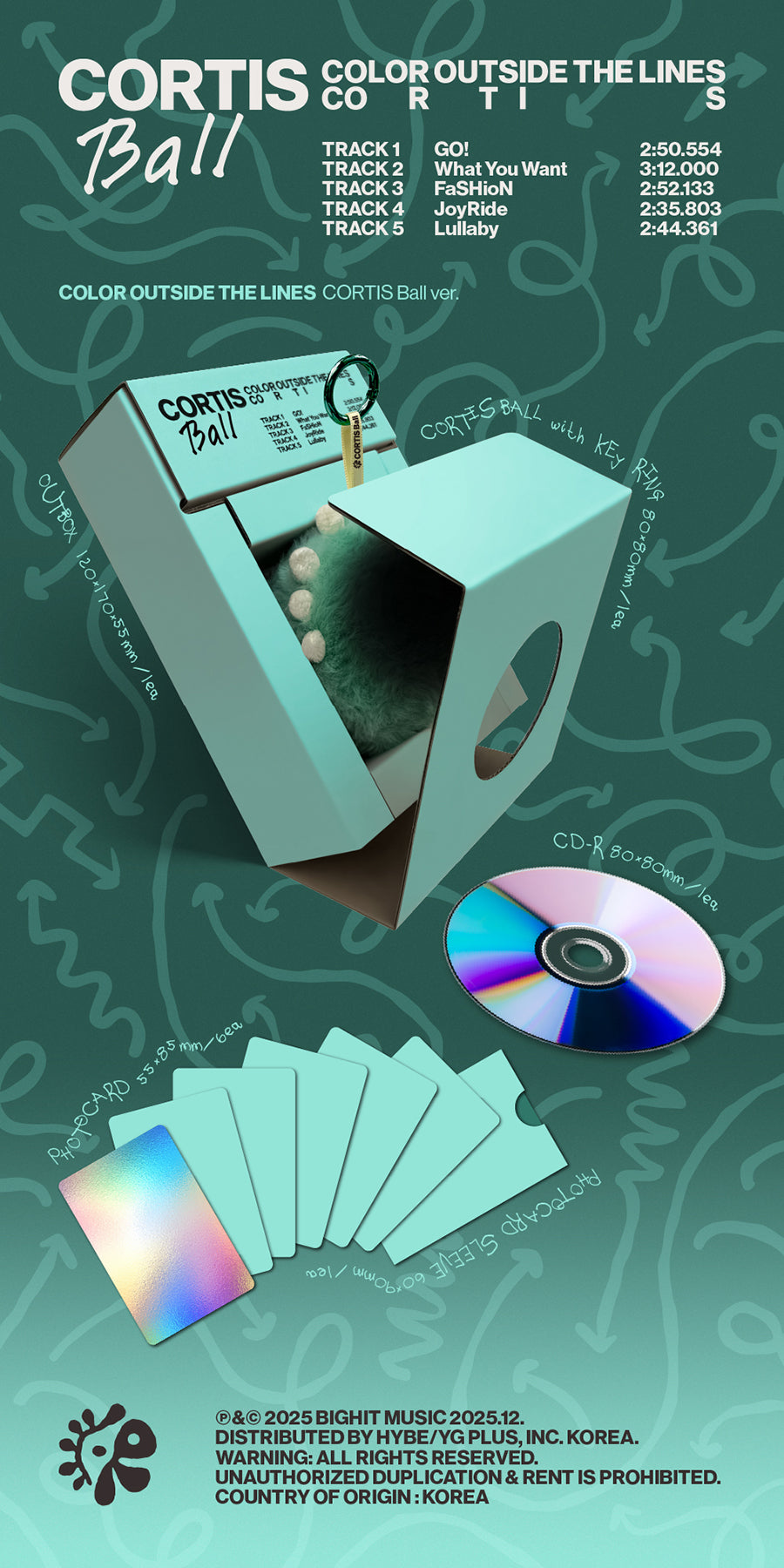 K-POP・アジア CORTIS [COLOR OUTSIDE THE LINES Vinyl] CORTIS · Color Outside The Lines (LP) [Sand Coloured Vinyl