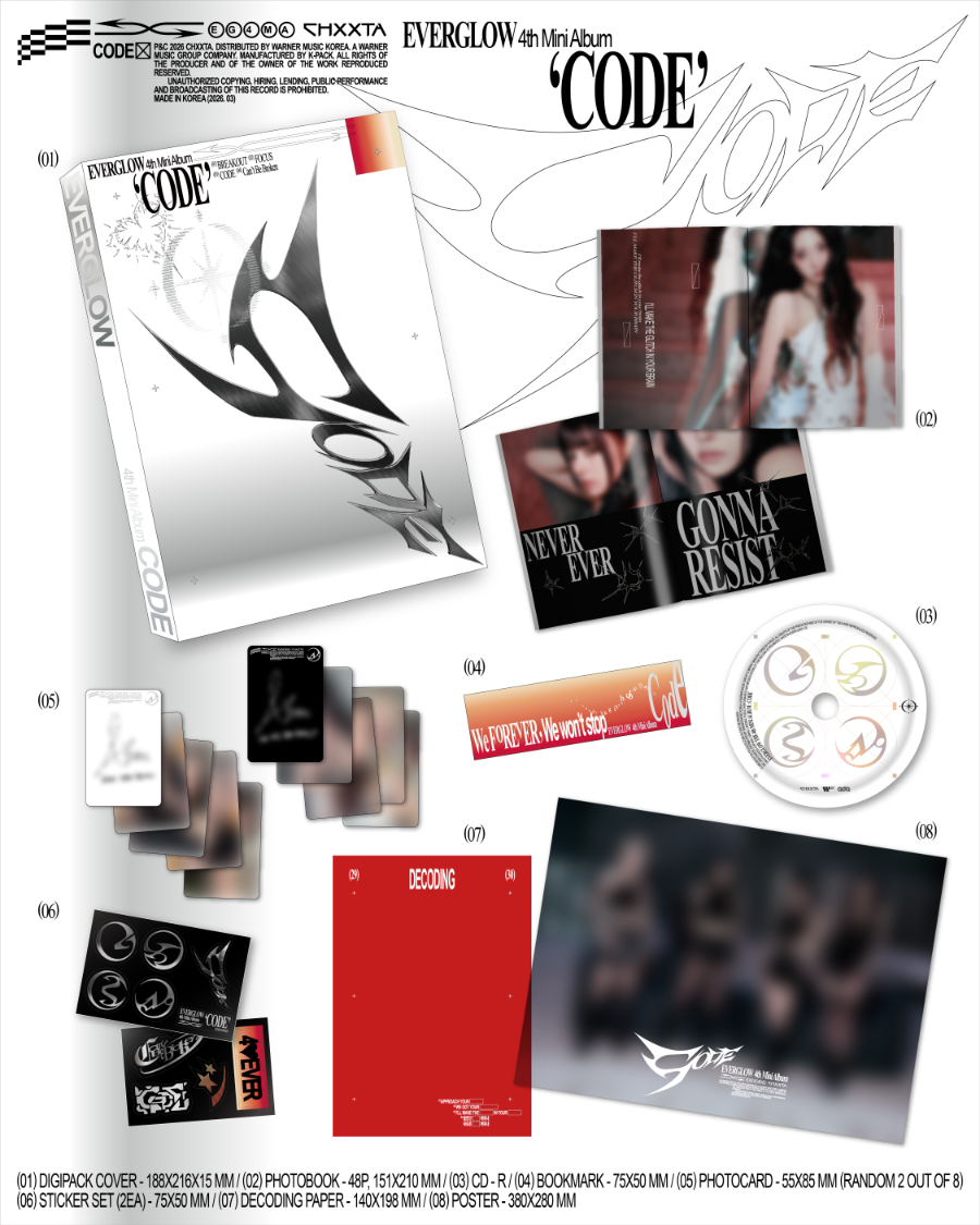 EVERGLOW - CODE / Photobook Ver. - K-Pop Time