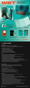J.Y. PARK - WET / FANS ALBUMS Ver.