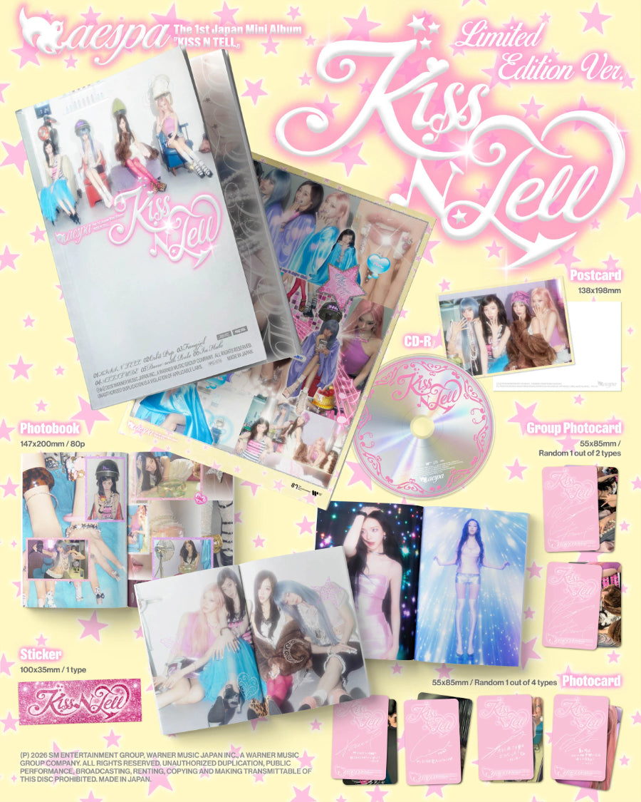 aespa - Kiss N Tell / Limited Edition Ver. - K-Pop Time