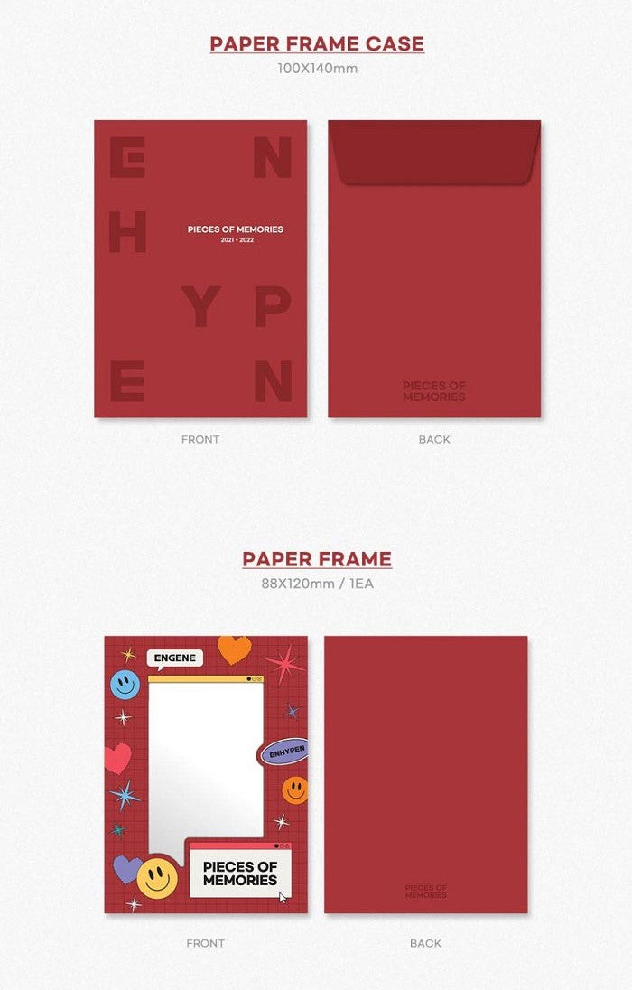 ENHYPEN - PIECES OF MEMORIES : 2021-2022 (MINI PHOTOBOOK) - K-Pop Time