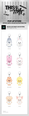 Stray Kids -THIS & THAT POP-UP STORE OFFICIAL MD / SKZOO COSTUME PLUSH KEYRING