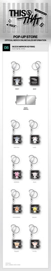 Stray Kids -THIS & THAT POP-UP STORE OFFICIAL MD / SKZOO MIRROR KEYRING