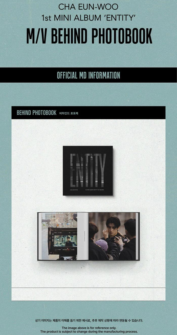 CHA EUN-WOO (ASTRO) - ENTITY M/V BEHIND PHOTOBOOK - K-Pop Time