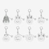 Stray Kids - dominATE : celebrATE WORLD TOUR OFFICIAL MD / SKZOO FACE KEYRING SILVER Ver. *PREORDER CLOSED*