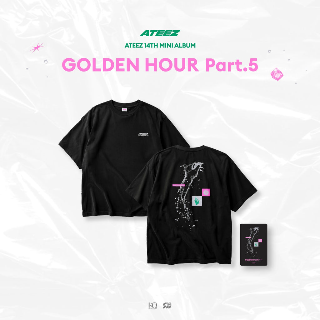 ATEEZ –  GOLDEN HOUR : PART.5 POP UP OFFICIAL MD / SHORT SLEEVE T-SHIRT