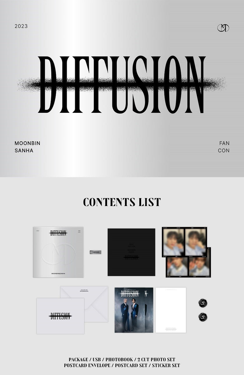 MOONBIN & SANHA - 2023 FAN CON : [DIFFUSION] USB Ver. - K-Pop Time