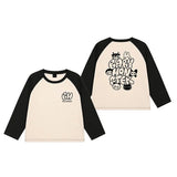 BABYMONSTER - CHOOM WORLD TOUR IN SEOUL OFFICIAL MD / CHARACTER RAGLAN LONG SLEEVE T-SHIRT