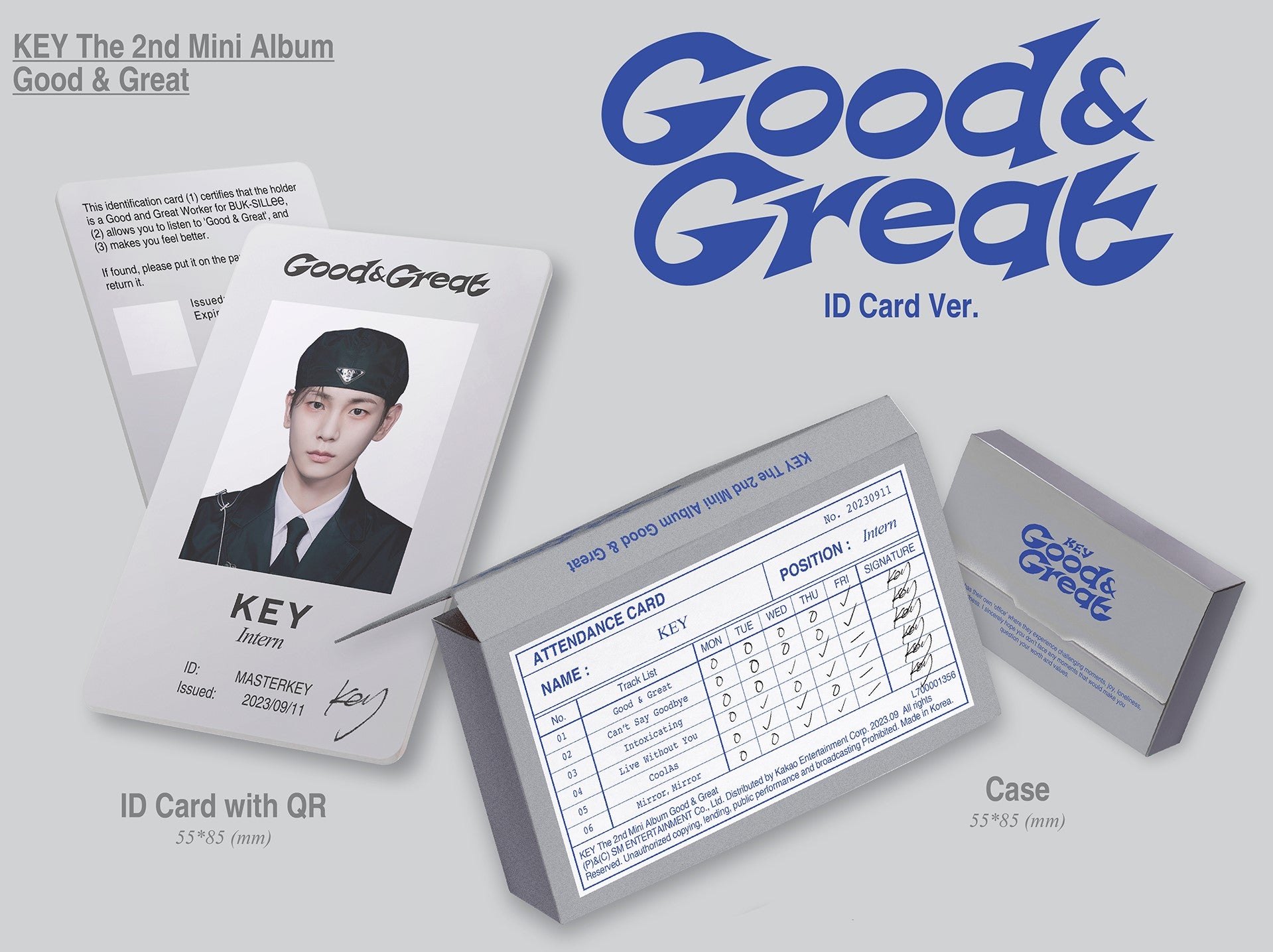 KEY (SHINee) - Good & Great (ID Card Ver.) - K-Pop Time