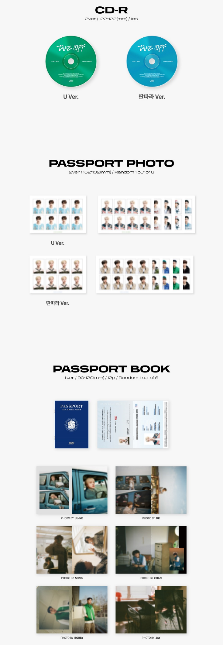 iKON - TAKE OFF (Set of 2) - K-Pop Time