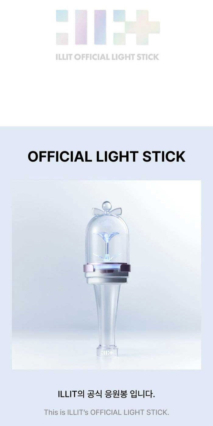 ILLIT Official Light Stick K Pop Time illit-official-light-stick-k-pop-time