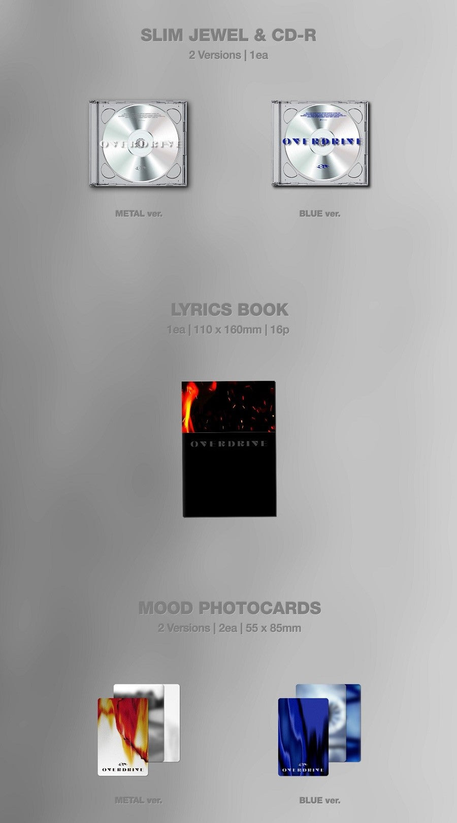 I.M (MONSTA X)- OVERDRIVE (Choose from 2 Photobook versions) - K