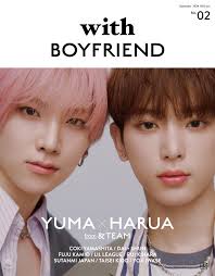 WITH BOYFRIEND (Japanese magazine) -&TEAM : YUMA x HARUA (Covers, Pictorial & Photocards)