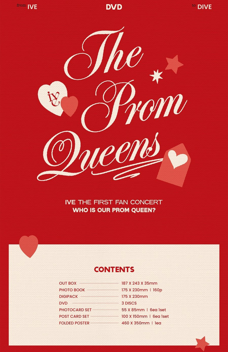 IVE - THE FIRST FAN CONCERT - The Prom Queens - 3DVD - K-Pop Time