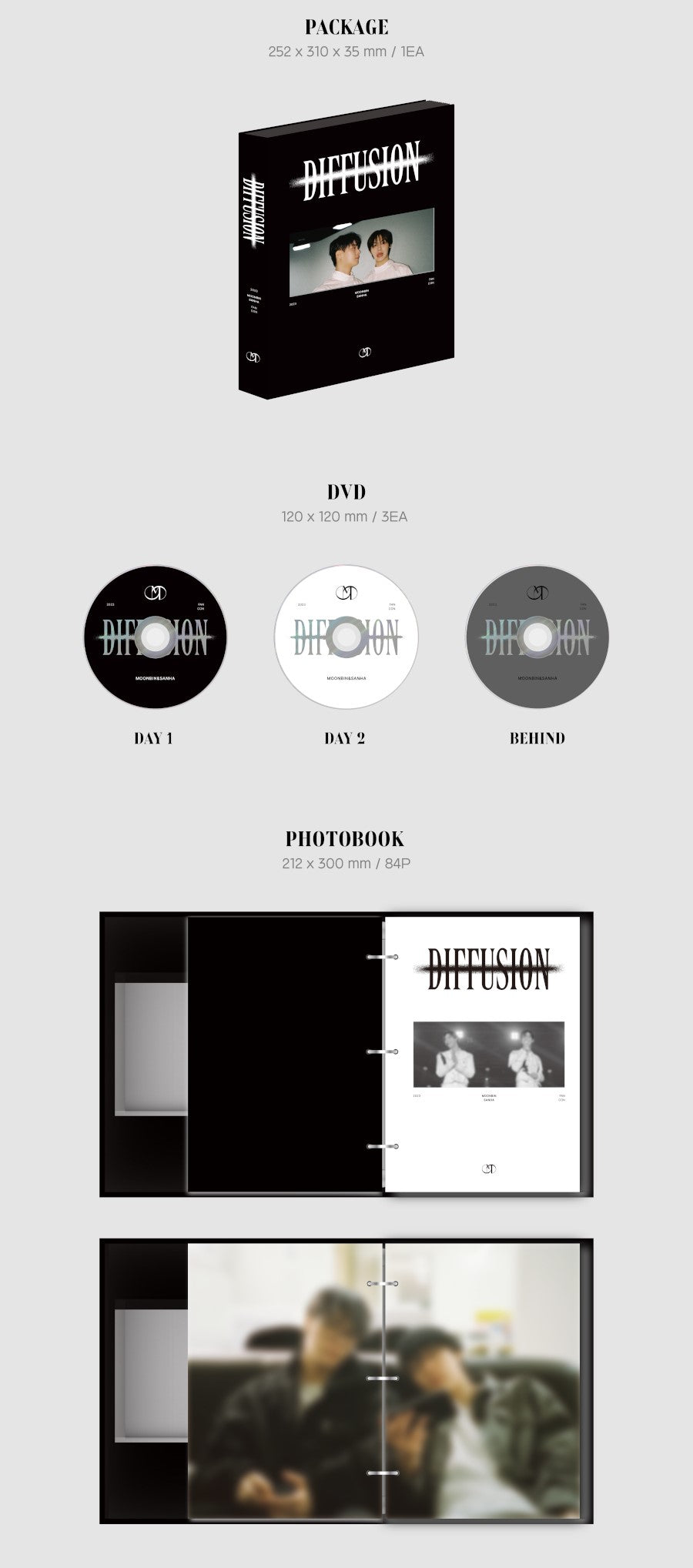 MOONBIN & SANHA - 2023 FAN CON : [DIFFUSION] DVD Ver. - K-Pop Time