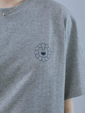 NewJeans x MURAKAMI T-SHIRTS (MELANGE GRAY) - Medium