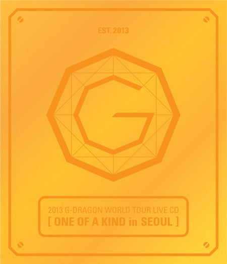 G-DRAGON - 2013 WORLD LIVE CD / ONE OF A KIND in SEOUL (Random)