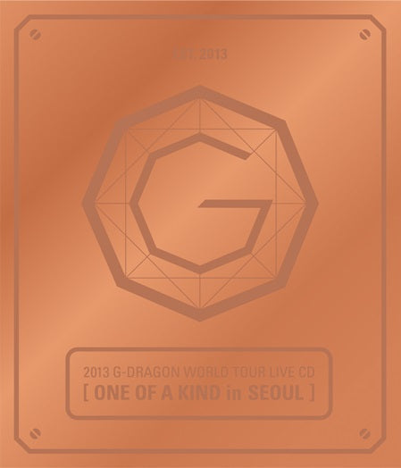 G-DRAGON - 2013 WORLD LIVE CD / ONE OF A KIND in SEOUL (Random) - K-Pop ...
