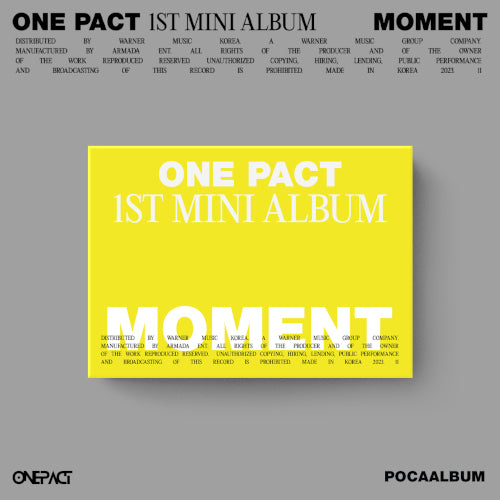 ONE PACT - MOMENT (POCA ALBUM)