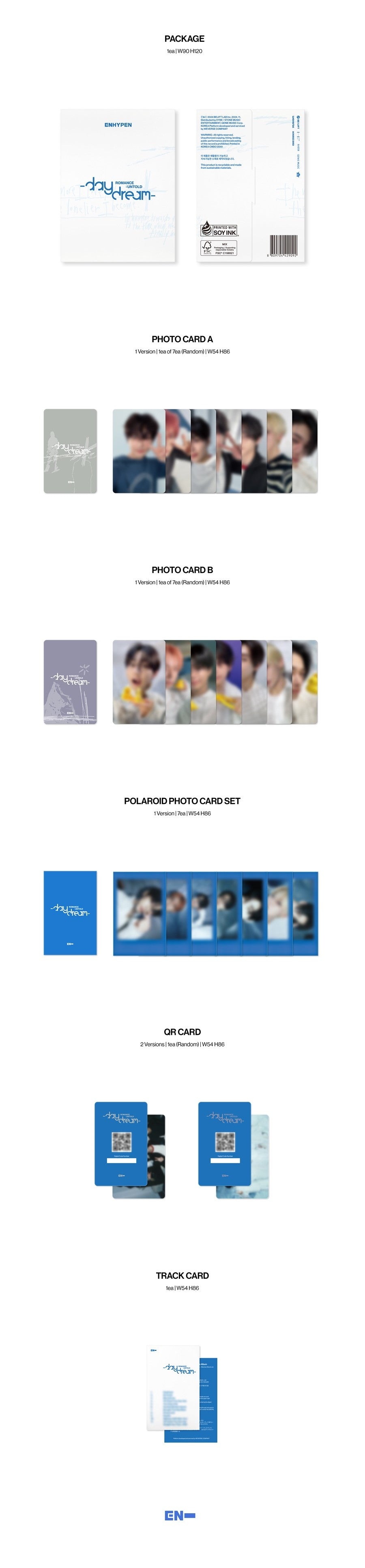 ENHYPEN - ROMANCE : UNTOLD / Daydream (Weverse Albums Ver.) - K