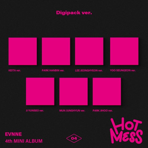 EVNNE - HOT MESS / DIGIPACK ver. (Random)