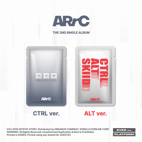 ARrC - HOPE / CTRL+ALT+SKIID / CTRL & ALT Ver. (Random) + BONUS