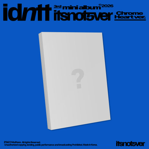 idntt - itsnotover / Photobook versions