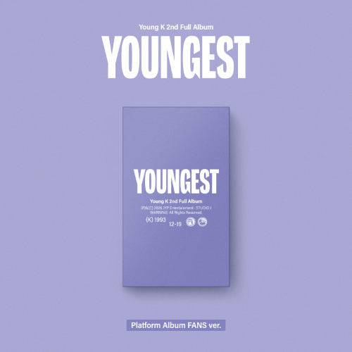 Young K - YOUNGEST / Platform Albums FANS Ver.