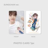 RIIZE - RIIZING DAY FINALE MD / CHARACTER T-SHIRT + PHOTOCARD SET